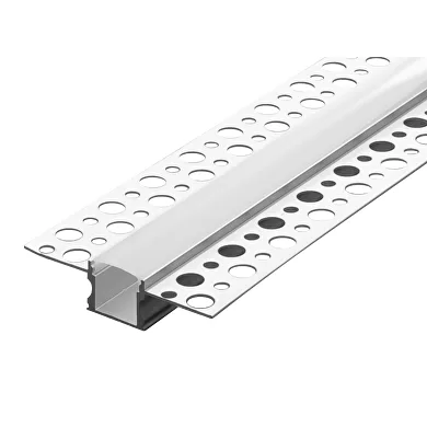 Profil aluminiu banda LED pentru rigips, 13mm, 3m - Comenzi sub 25 buc/bax: ridicare din depozit