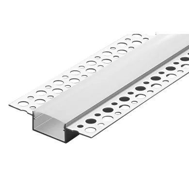 Profil aluminiu banda LED pentru rigips, 21mm, 3m - Comenzi sub 25 buc/bax: ridicare din depozit