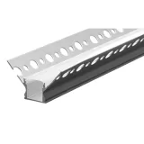 Profil unghiular de interior aluminiu banda LED pentru rigips, 13mm, 3m - Comenzi sub 25 buc/bax: ridicare din depozit — imagine 1