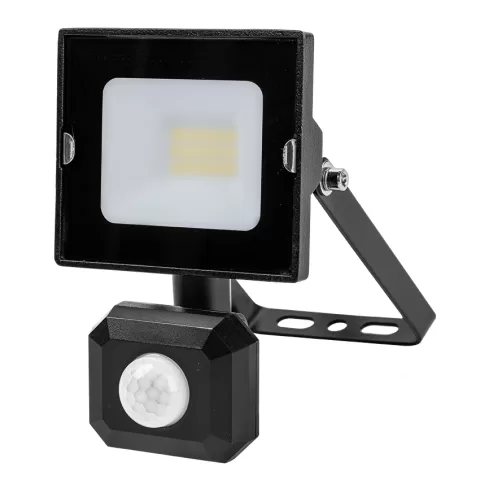 Proiector LED Slim cu senzor PIR 10W, 4000K, 220-240V AC, IP44