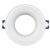 Rama incastrabila fixa pentru spot tavan, IP44, corp sticla si aluminiu — imagine 1