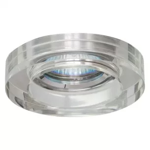 Rama incastrabila pentru spot, fixa, corp cristal alb, MR16