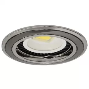 Rama incastrabila pentru spot, fixa, corp grafit/nichel, MR16