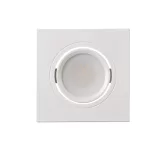 Rama incastrabila patrata pentru spot LED GU10 directionabila — imagine 1