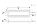 SURSA DE ALIMENTARE PROFESIONALA 12V 300W IP67 — imagine 2
