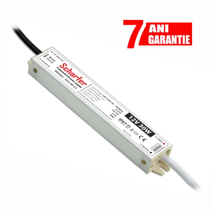 SURSA DE ALIMENTARE PROFESIONALA 12V 30W IP67 SCHARFER