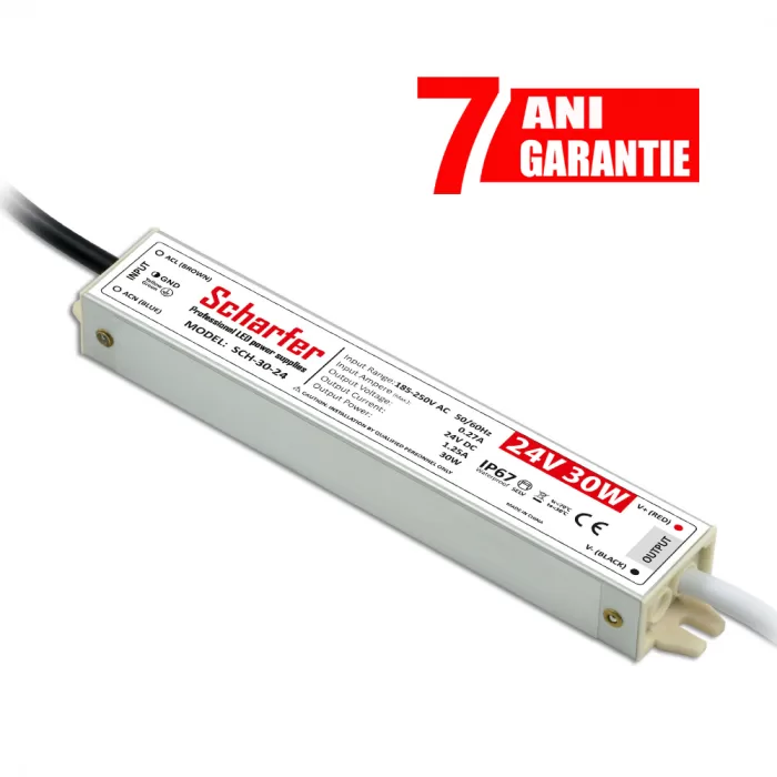 SURSA DE ALIMENTARE PROFESIONALA 24V 30W IP67 SCHARFER