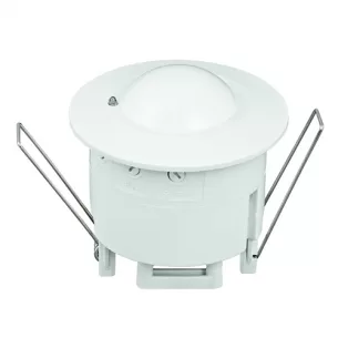 Senzor de miscare cu microunde incastrat 360° 230V alb