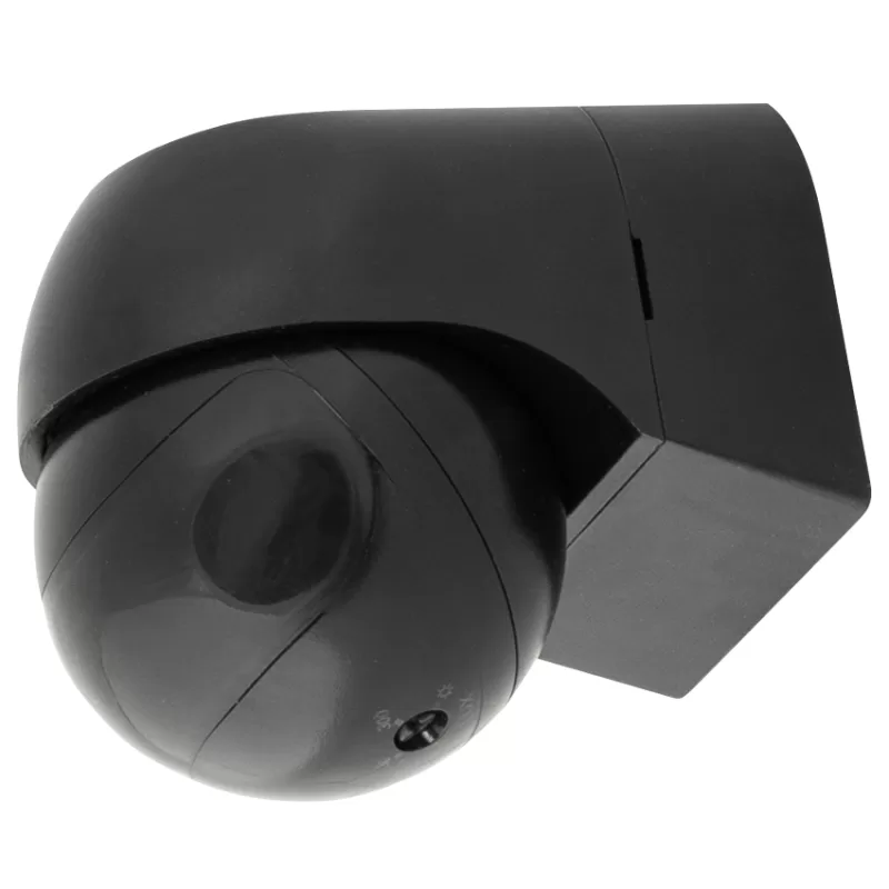 Senzor de miscare PIR pentru montare aparenta, 180 grade, 12m, IP44, negru