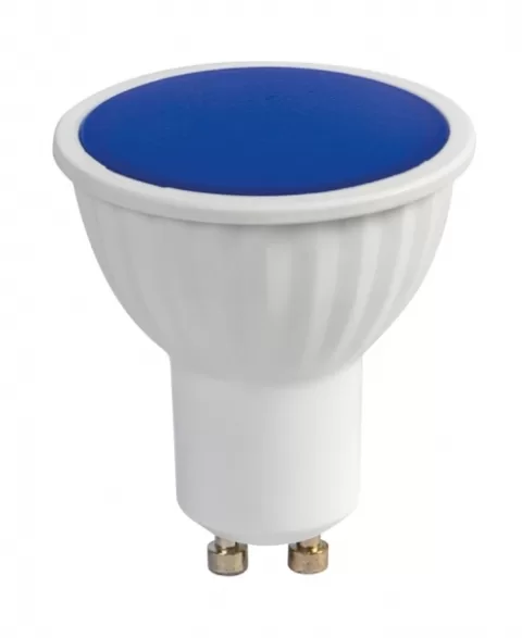 Spot LED, 5W, GU10, 220-240V AC, lumina albastra
