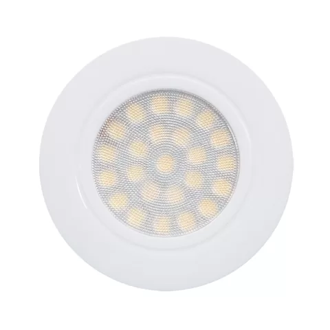 Spot LED incastrabil, rotund, SMD2835, 4W, lumina neutra, corp alb, IP44