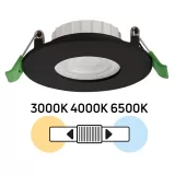 Spot negru LED dimabil 6W, 3000K/4000K/6500K, 220-240V AC, IP44 — imagine 1