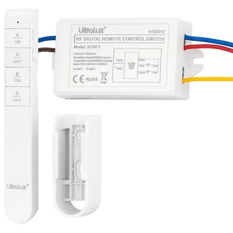 Telecomanda cu functie de intrerupator RF, 2 canale, 220V