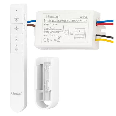 Telecomanda cu functie de intrerupator RF, 3 canale, 220V