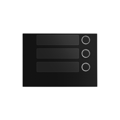 Rama neagra ALPHA 3 butoane de apel
