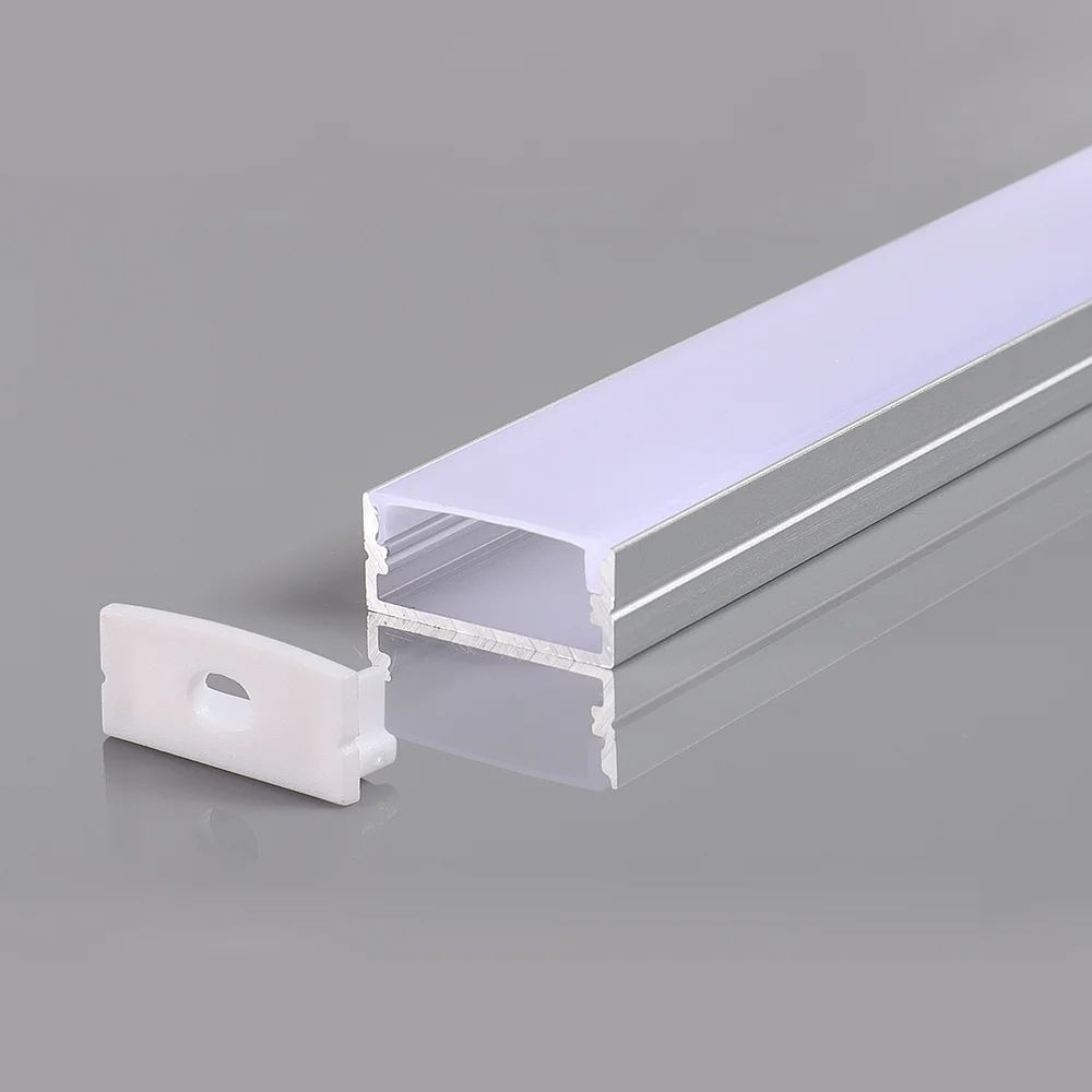 Profil Aluminiu pentru Bandă LED 10mm Gri 2m Optonica