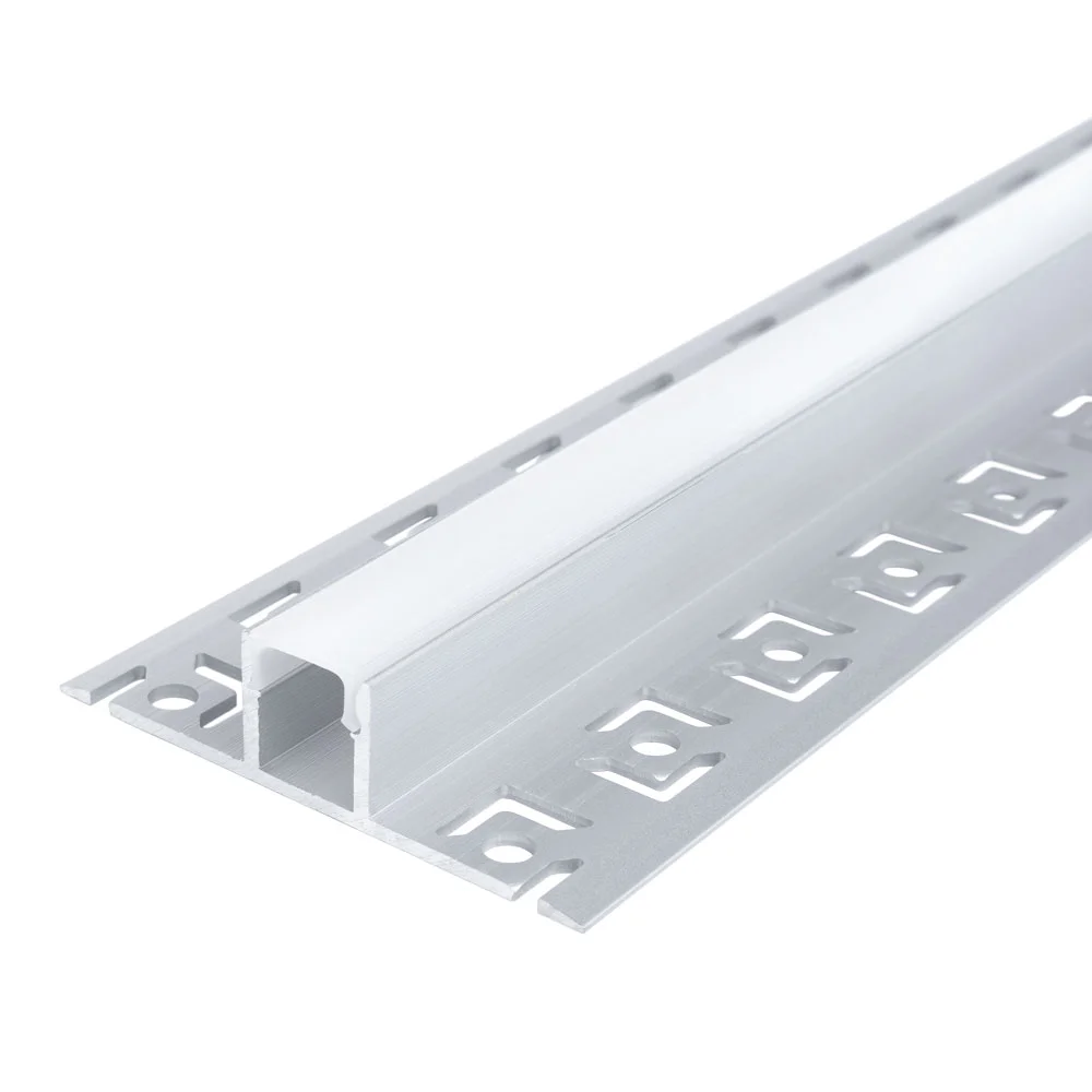 Profil Aluminiu pentru Bandă LED Gri 2m 53x12.3mm Optonica