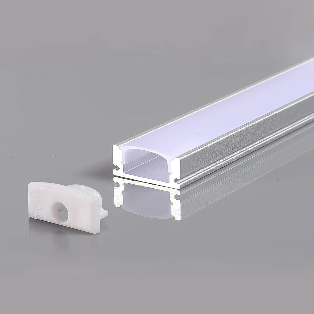 Profil Aluminiu pentru Bandă LED 17mm Încastrat 2m Alb Optonica