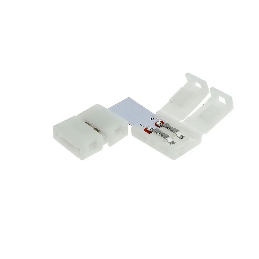 Conector în L pentru Bandă LED 3528 8mm Optonica