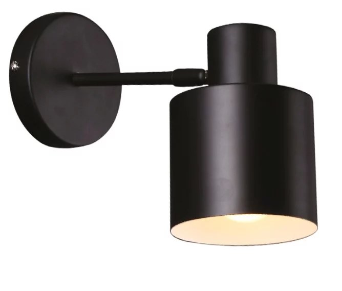 Aplică Black E27 negru Maxlight W0188