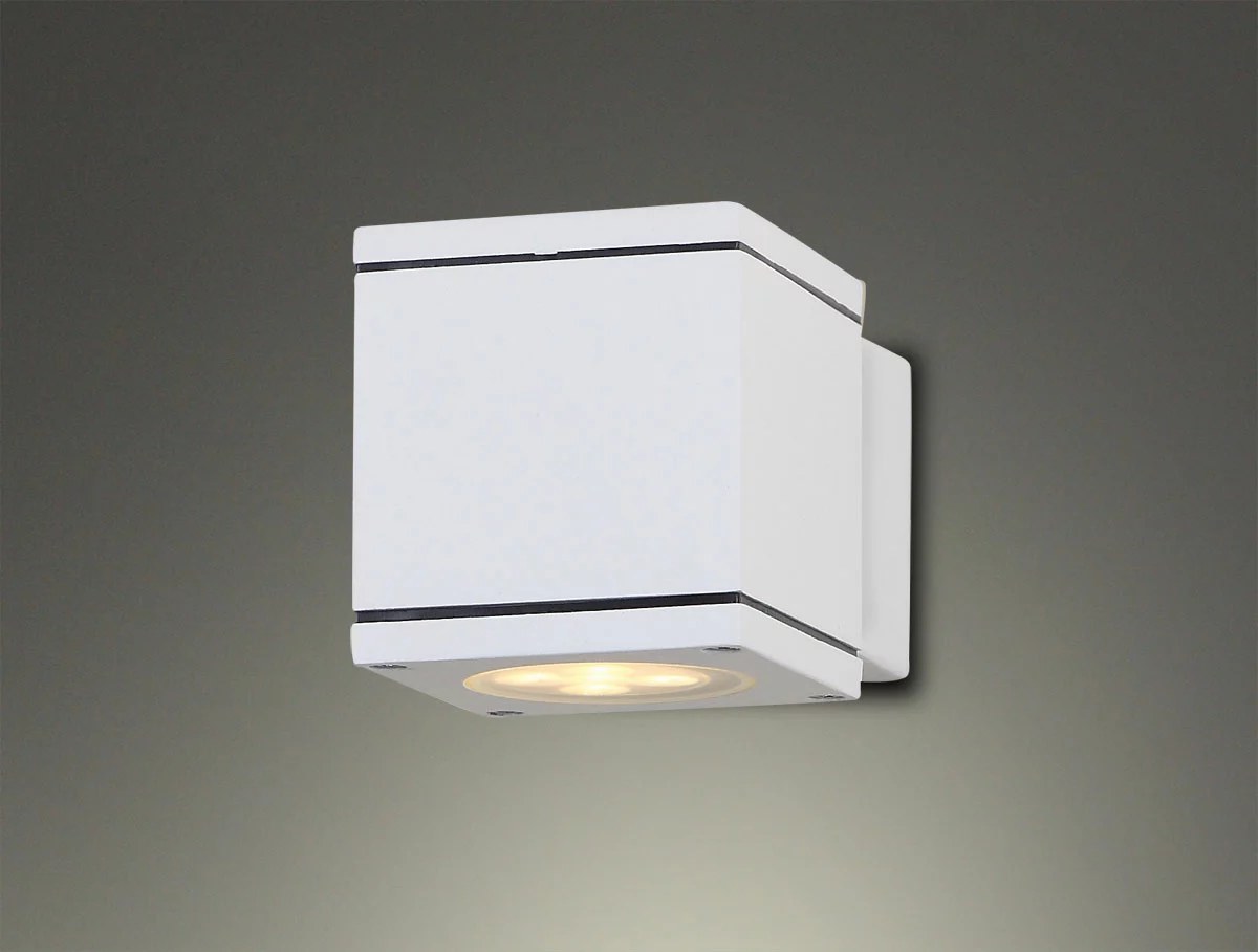 Aplică Home pătrat GU10 IP54 alb Maxlight W0138