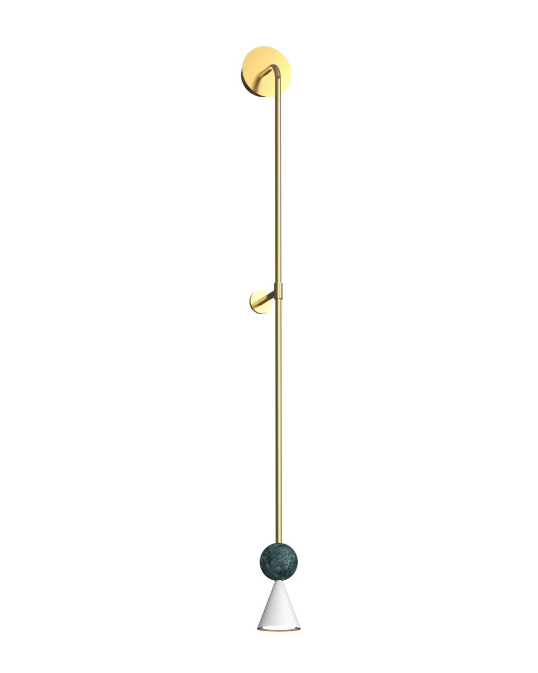 Aplică LED Bingo 8W 398lm 3000K 100° auriu Maxlight W0448