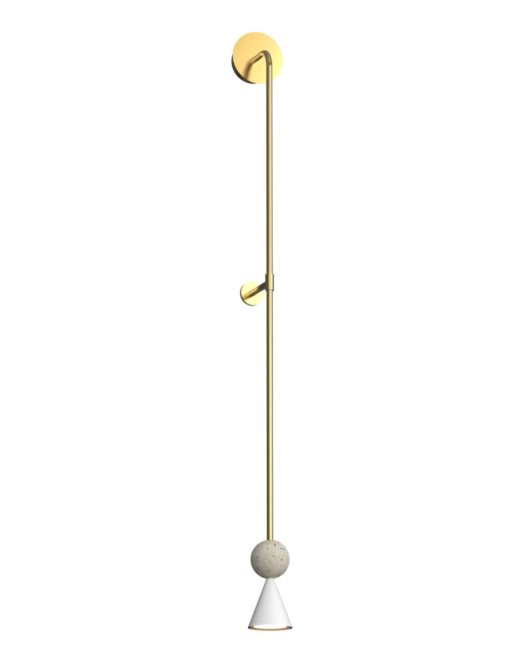 Aplică LED Bingo 8W 398lm 3000K 100° auriu Maxlight W0449