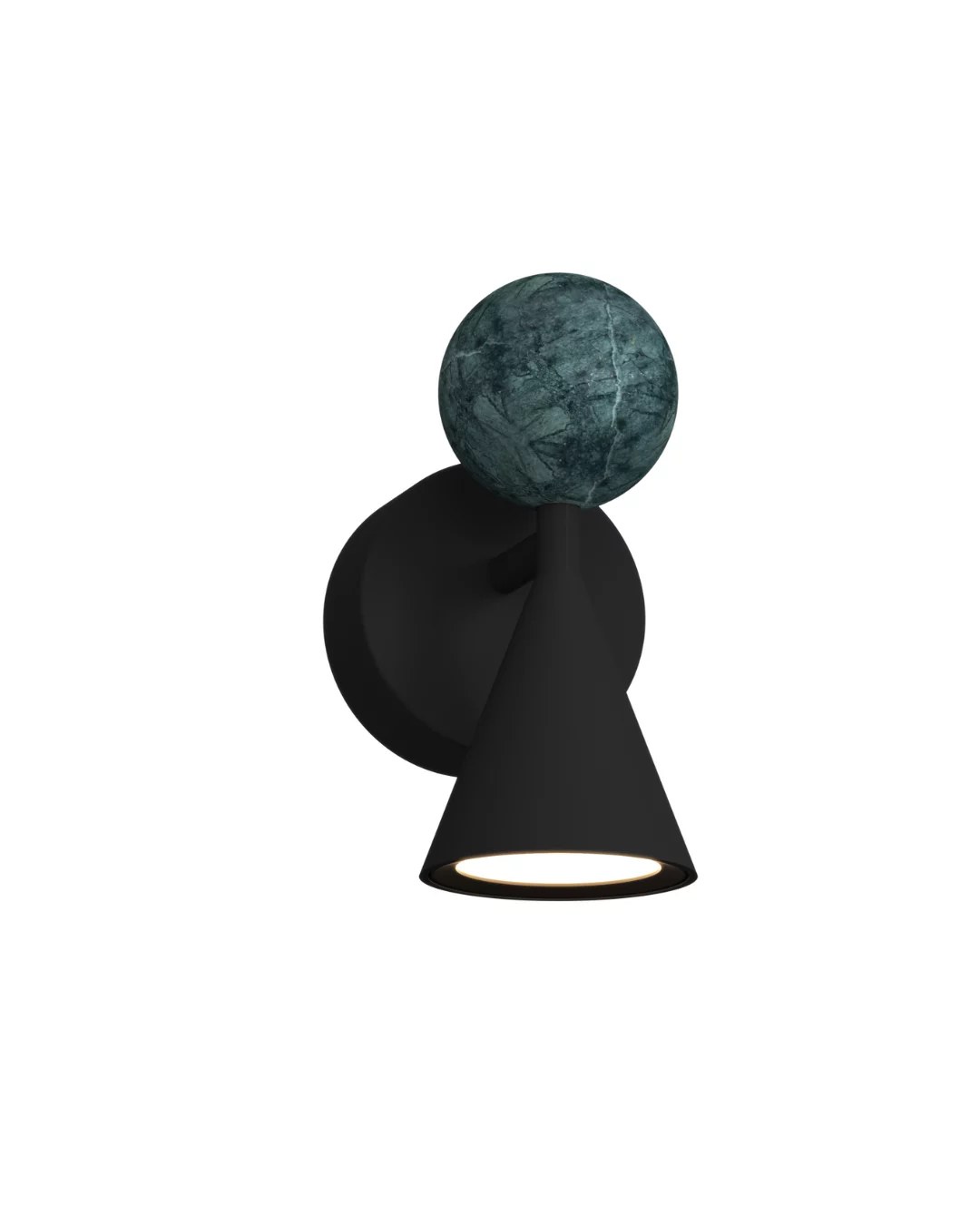 Aplică LED Bingo 8W 398lm 3000K 100° negru Maxlight W0444
