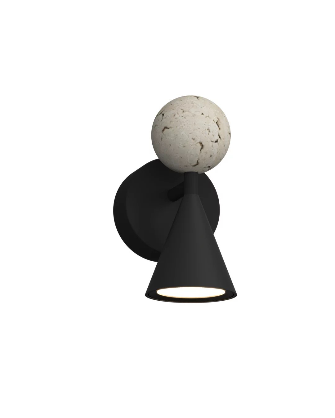 Aplică LED Bingo 8W 398lm 3000K 100° negru Maxlight W0445