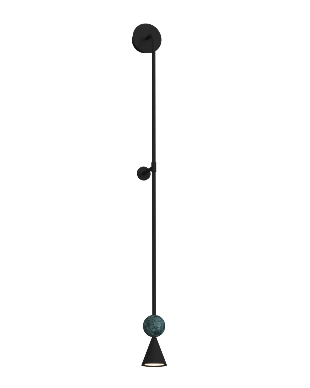 Aplică LED Bingo 8W 398lm 3000K 100° negru Maxlight W0446