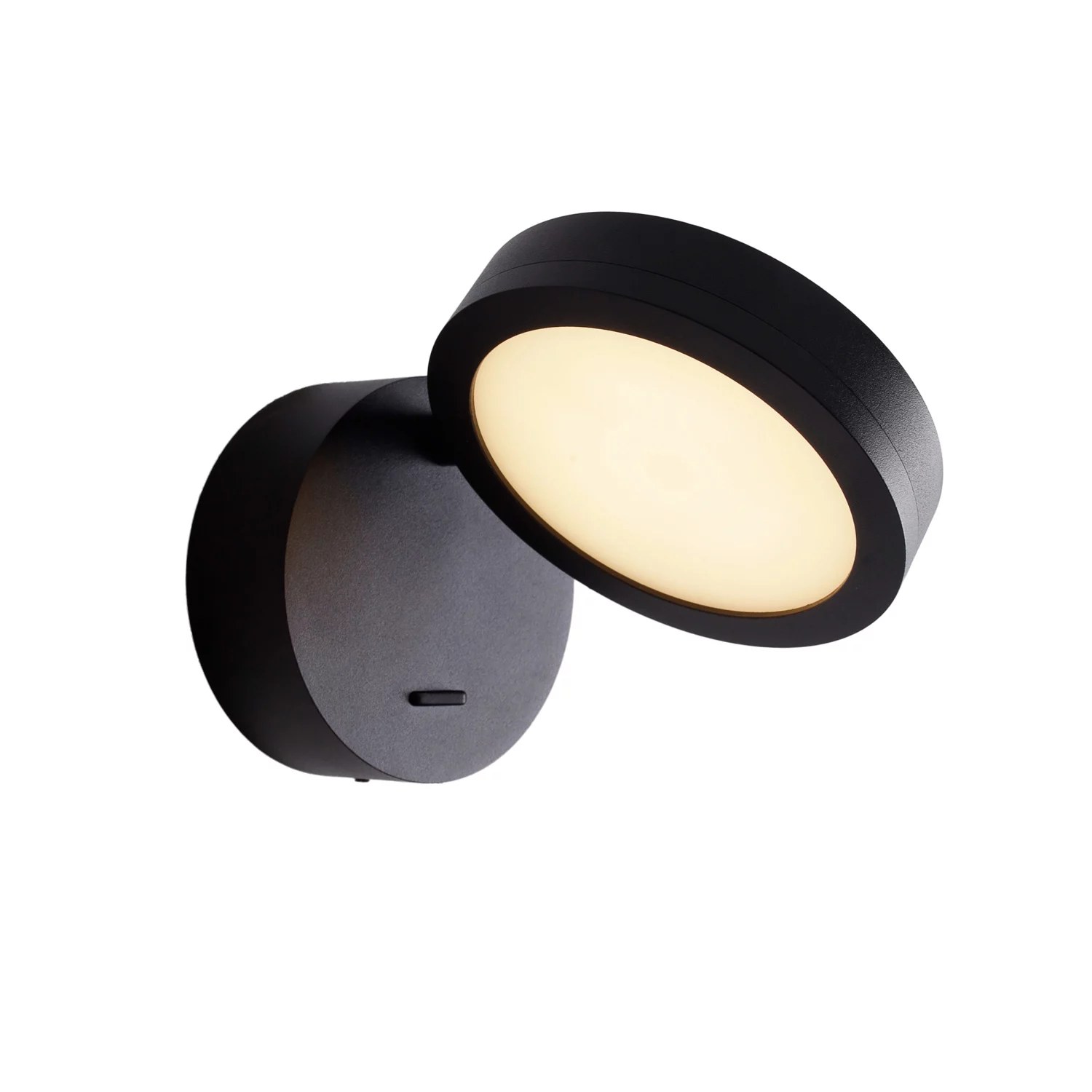 Aplică LED Ibiza 6W 335lm 3000K Ø10cm negru Maxlight W0350