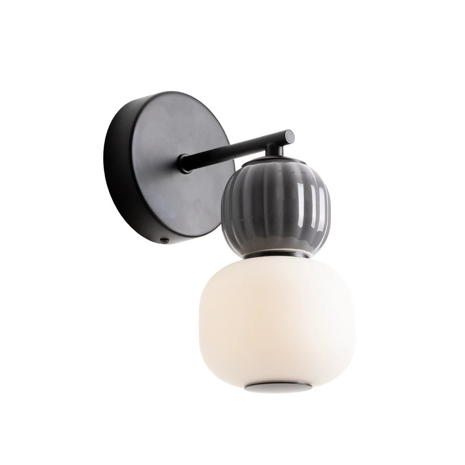 Aplică LED Modern 5W 330lm 3000K Ø18cm negru Maxlight W0400