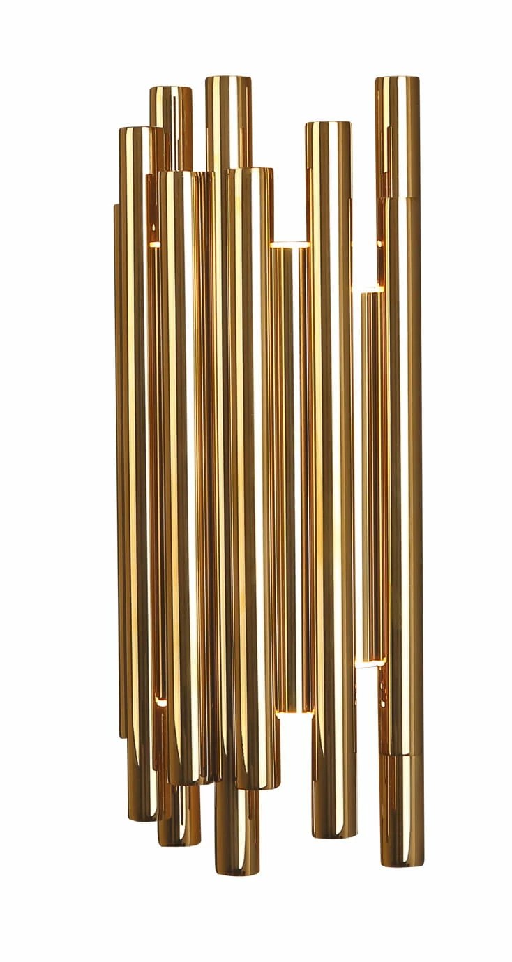 Aplică LED Organic 8W 360lm 3000K dimabil auriu Maxlight W0187D