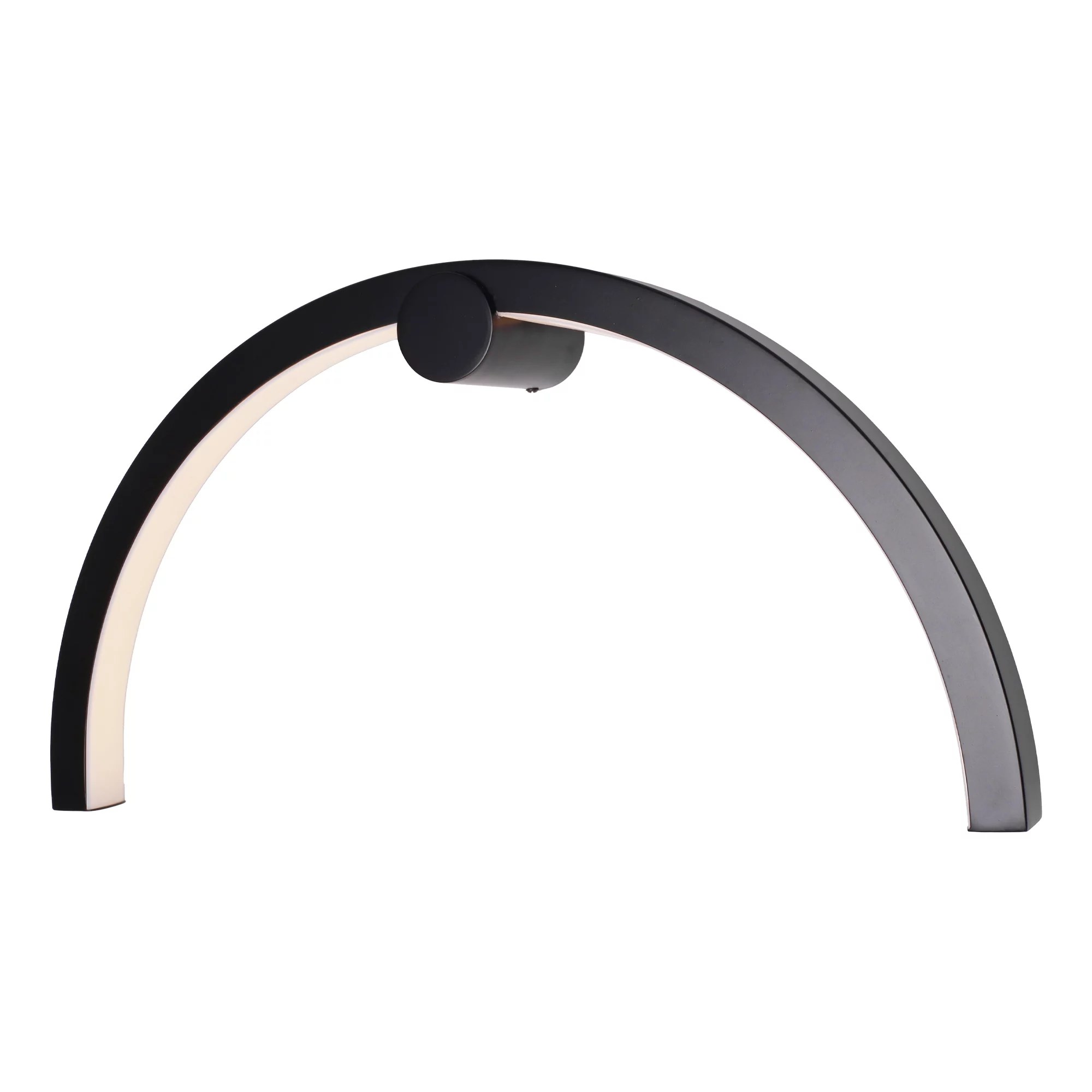 Aplică LED Trio Arc 16W 1280lm 3000K IP44 negru Maxlight W0334