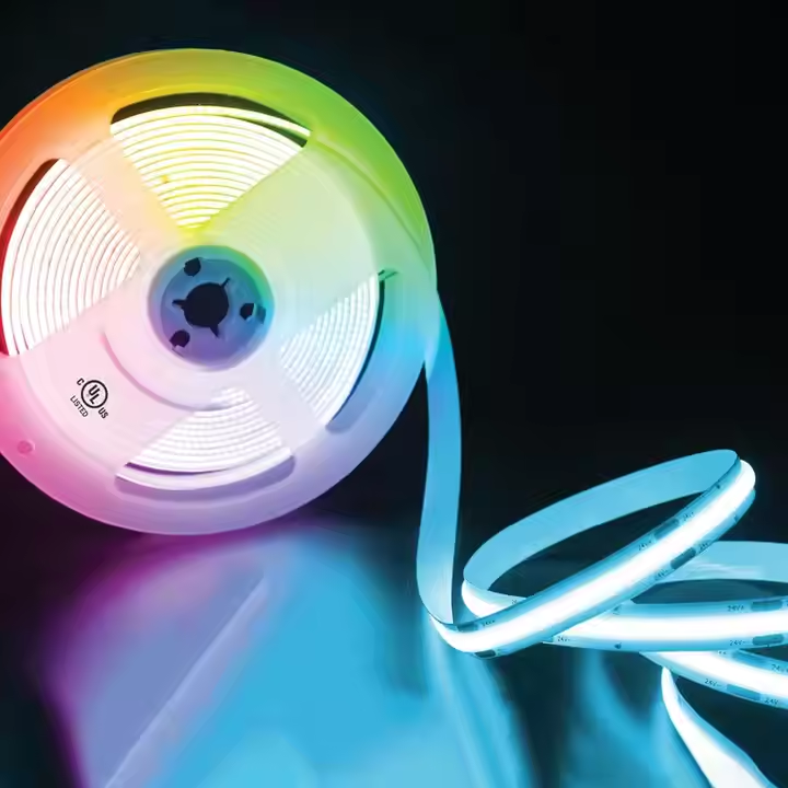 Banda led digitala cob rgbw magic  5 metri RGBW magic 24v 10MM 19W/M