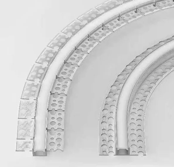 Profil Aluminiu Flexibil pentru Bandă LED 2m Alb cu Capac Alb Optonica