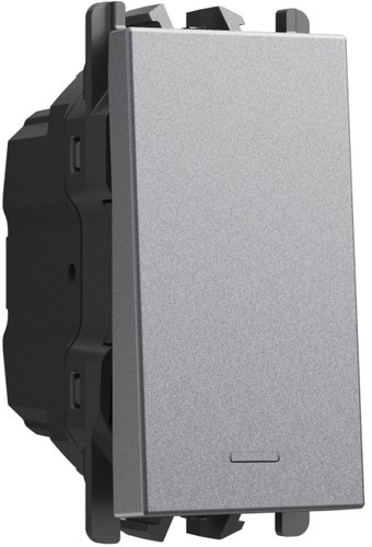 Buton 10A, borne cu șurub, 1 modul, Lybra, titan Urmet 27108.TT Modular, Seria LYBRA, Intrerupatoare