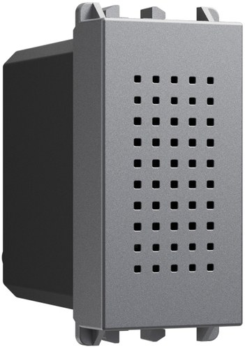 Buzzer 12 Vac 50Hz, borne cu șurub, 1 modul, Lybra, titan Urmet 27255.TT Modular, Seria LYBRA, Elemente de confort si protectie