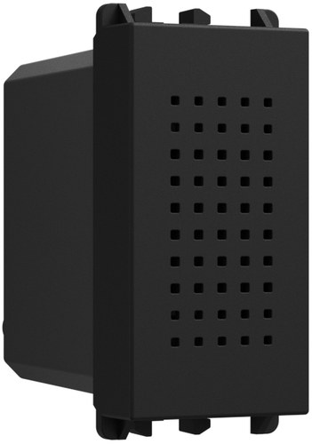 Buzzer 230 Vac 50Hz, borne cu șurub, 1 modul, Lybra, negru Urmet 27265.N Modular, Seria LYBRA, Elemente de confort si protectie
