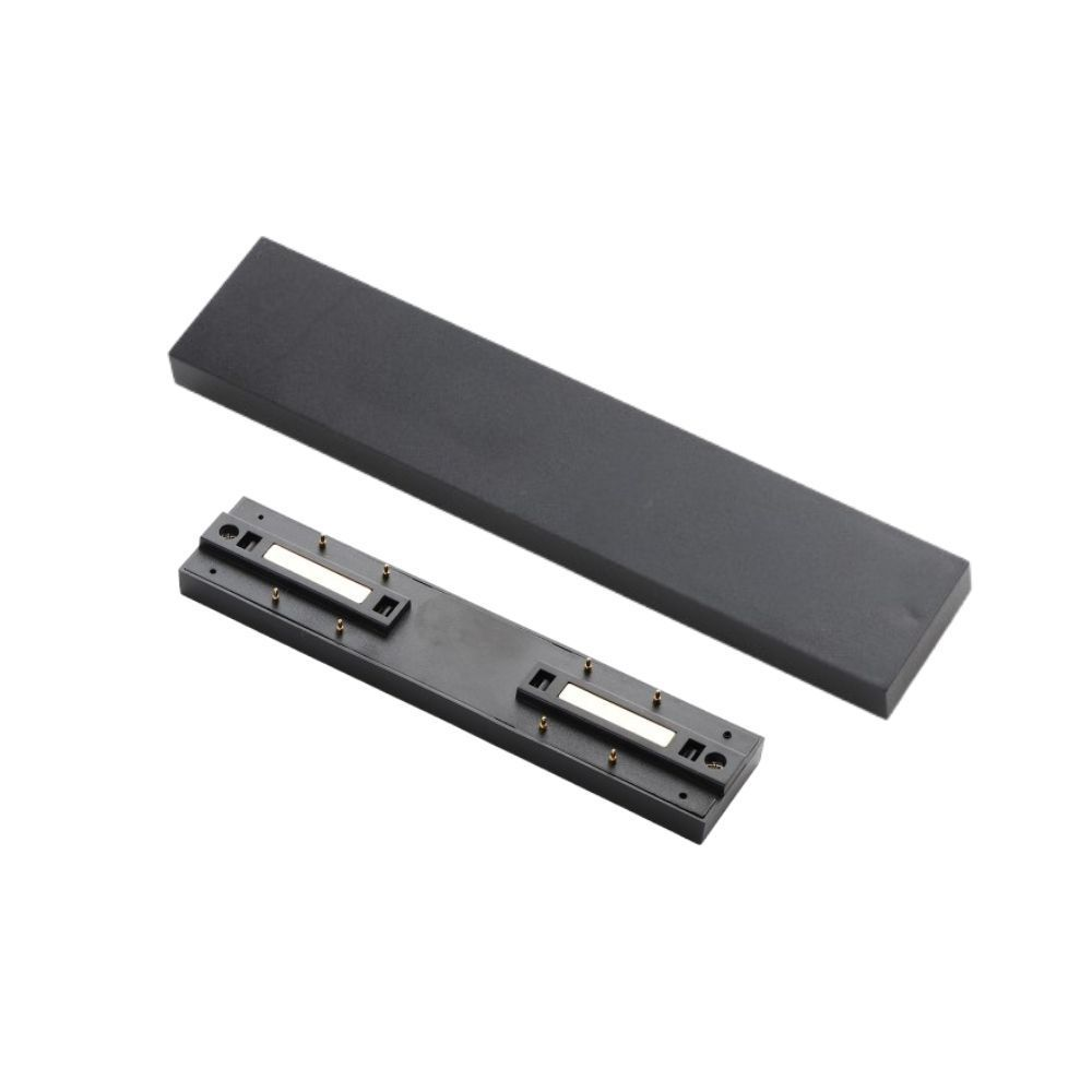 Conector electric 180° I-Track - Slim25 ∙ Negru