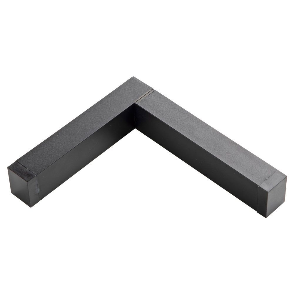 Conector electric 90° perete-tavan C-Track - Slim25 ∙ Negru