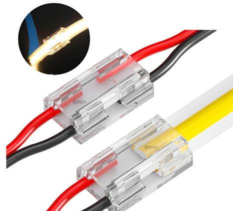 Conector liniar banda led cob   transparent 8mm