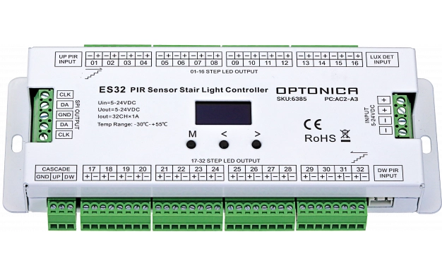 Controller led pentru iluminat  maxim 32 trepte max.960 pixeli
