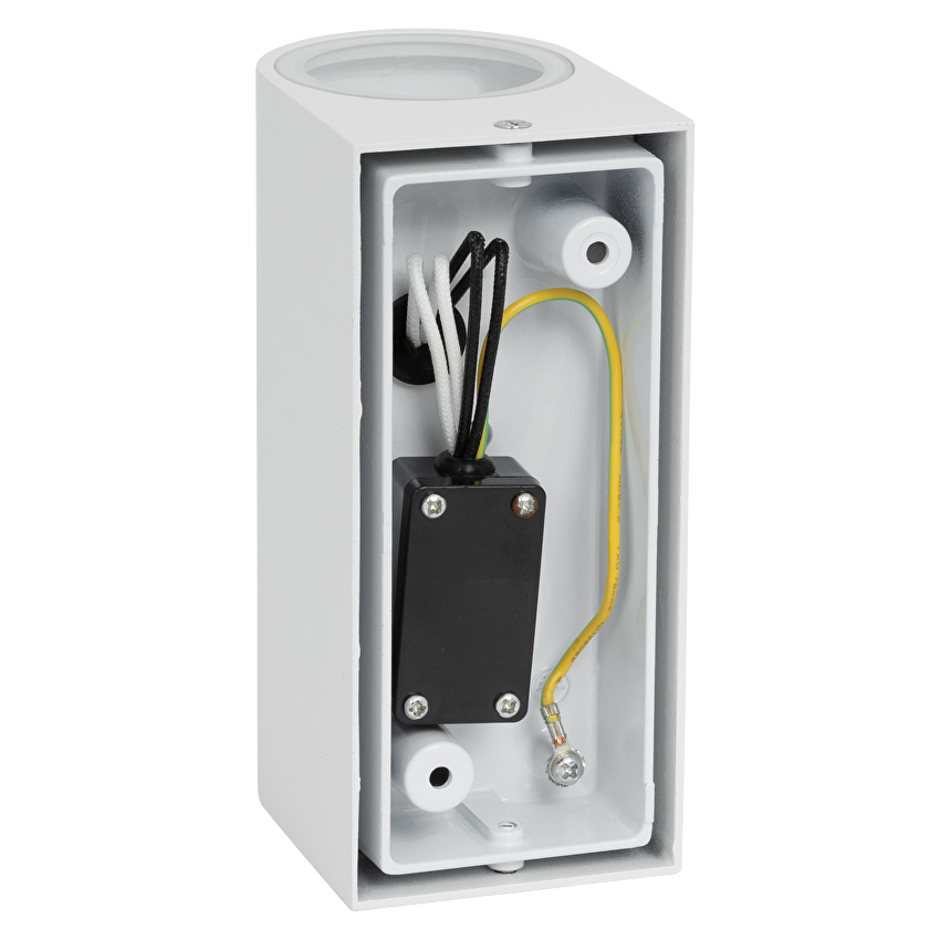 Corp de iluminat exterior, IP44, 2xGU10, alb