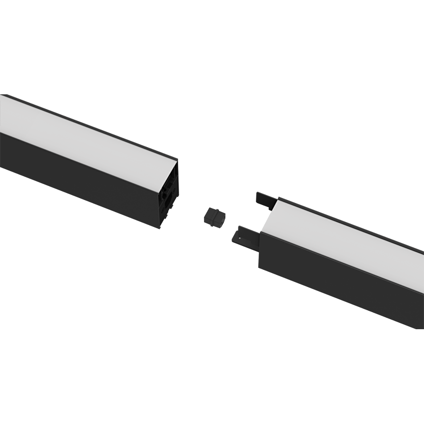 Corp de iluminat liniar LED CCT conectabil, negru, 1,2 m, 40 W