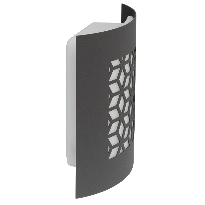 Corp de iluminat pentru exterior de perete, decorativ, E27, IP44, grafit