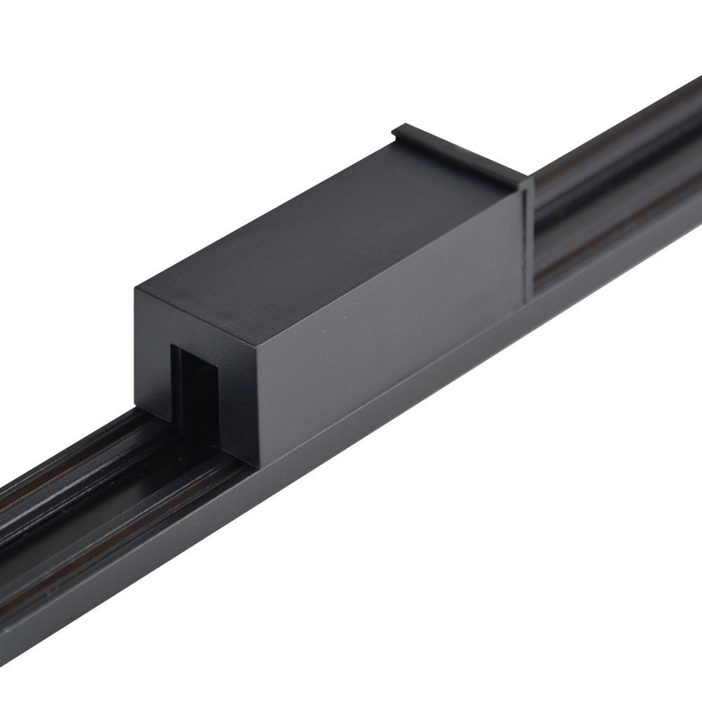 Cutie de conectare sina magentica - Trackbox - SLIM25 ∙ Negru