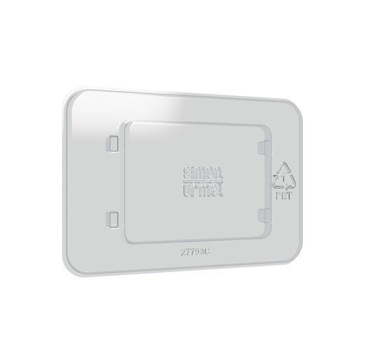 Capac de protecție transparent pentru suportul 27703 Urmet 27703C Modular, Seria LYBRA, Suporti
