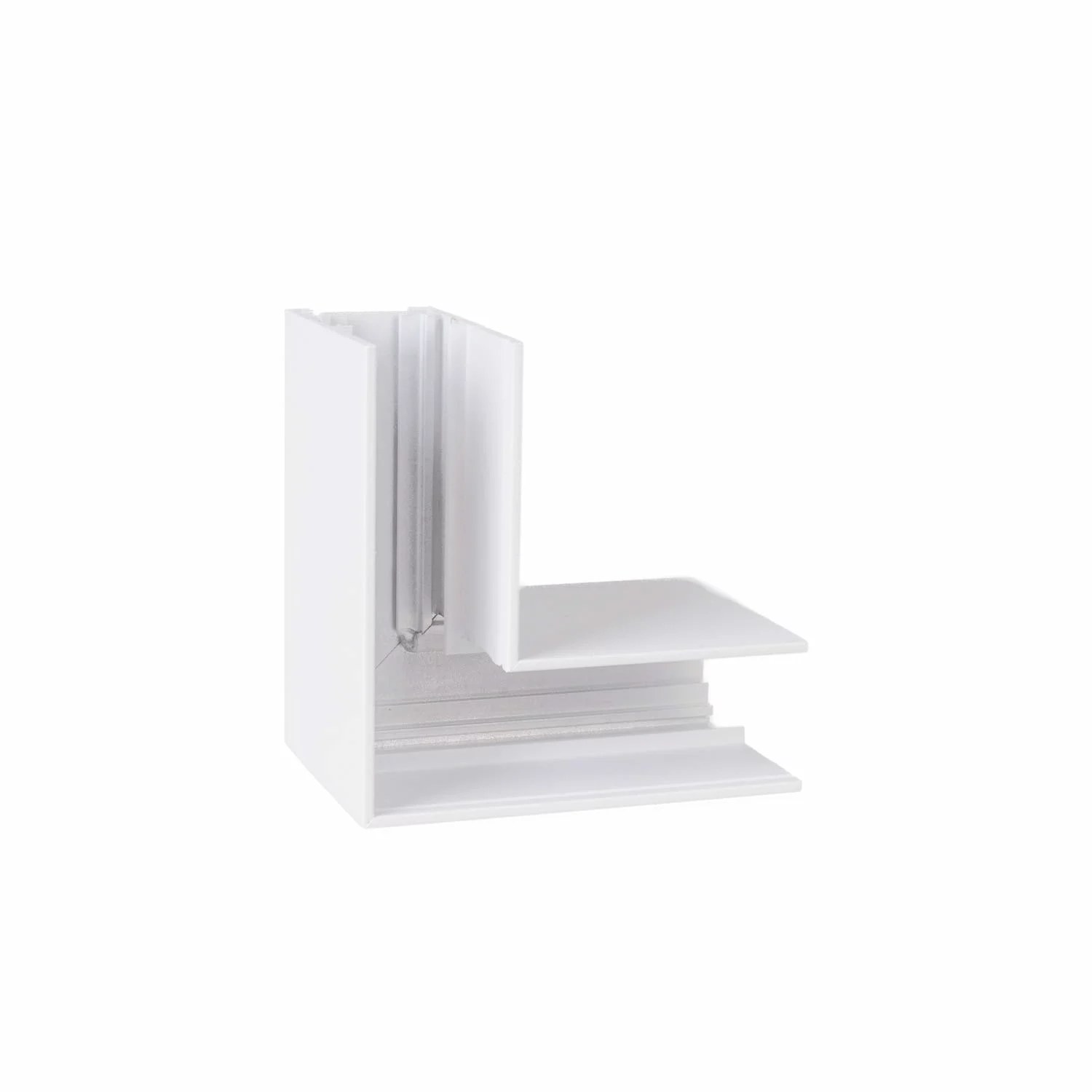 Colț 90° magnetic pentru șină aplicată cu profil înalt MT0018/MT0019 alb Maxlight MT0020