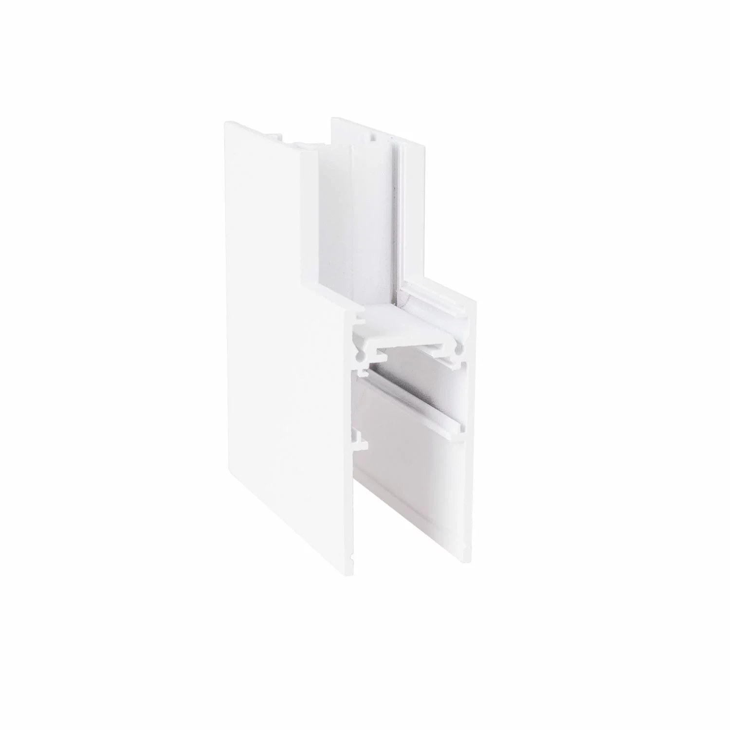 Colț decalat magnetic pentru șină aplicată cu profil înalt MT0018/MT0019 alb Maxlight MT0021